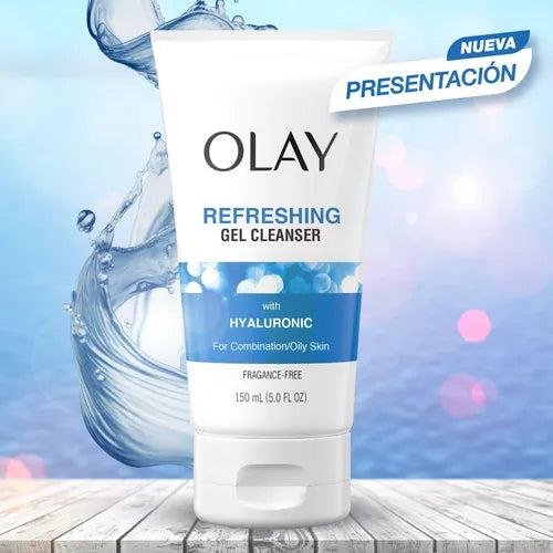 Olay refreshing gel cleanser